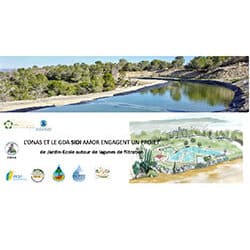 L’ONAS et le GDA Sidi Amor engagent un projet de Jardin-Ecole autour des lagunes de filtration